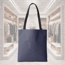 Trend Färg - Blue Tote Bag Bag - flottan Tygkasse