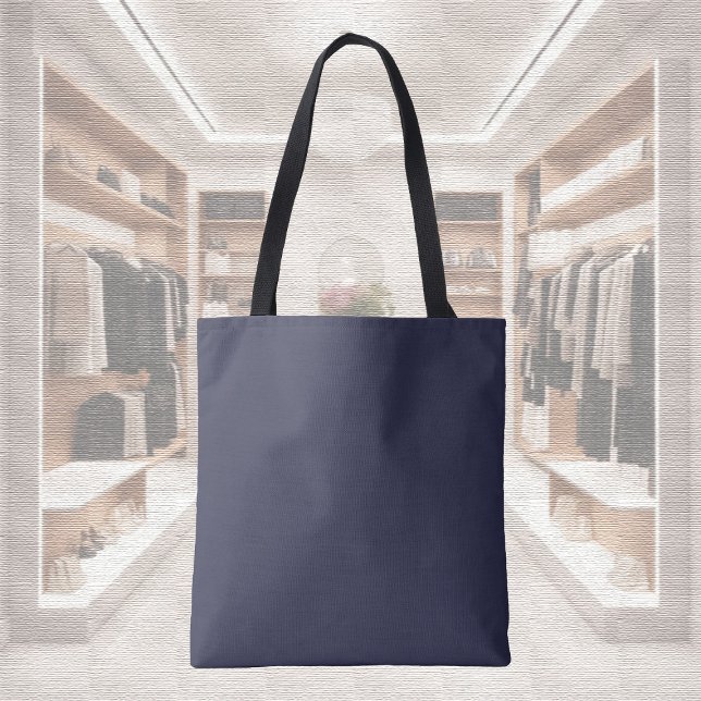 Trend Färg - Blue Tote Bag Bag - flottan Tygkasse (Skapare uppladdad)