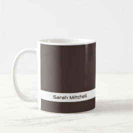 Trend Färg - Coffee Brown Namn Mugg