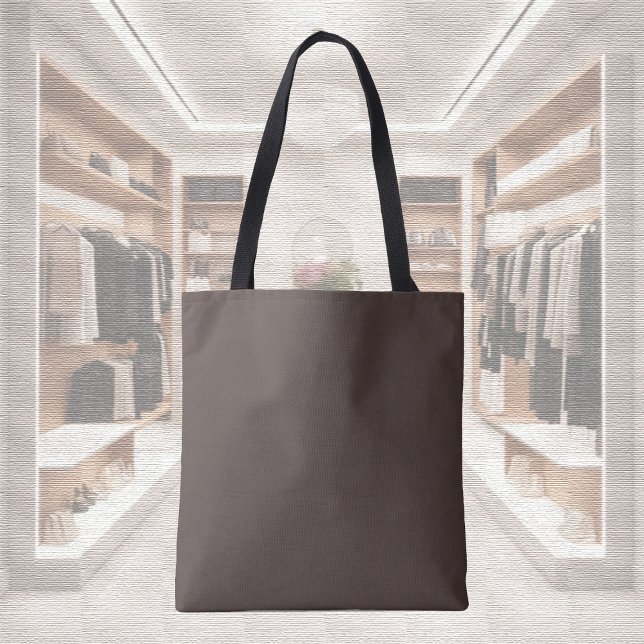 Trend Färg - Coffee Brown Tote Bag Tygkasse (Skapare uppladdad)