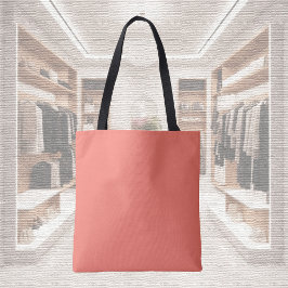 Trend Färg - Coral Sunset Tote Bag Tygkasse