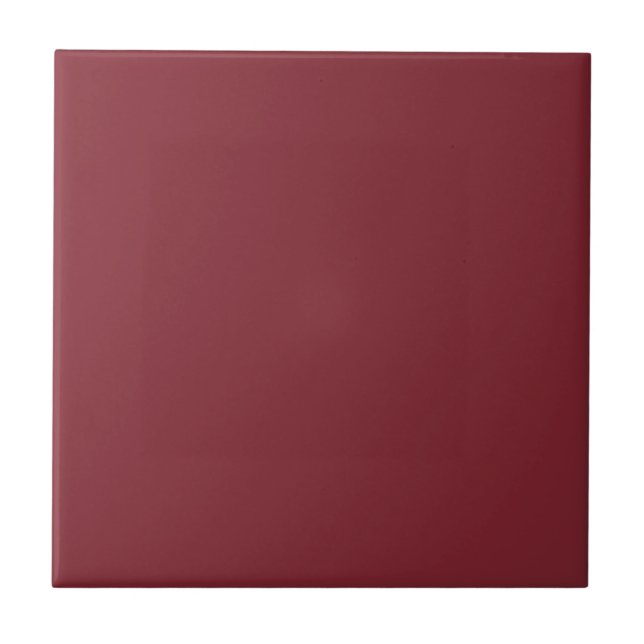 Trend Färg - Crimson Red Decorative Ceramic Tile Kakelplatta (Framsidan)