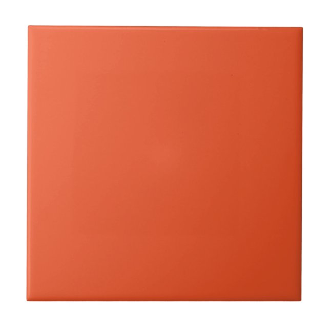 Trend Färg - Flame Red Decorative Ceramic Tile Kakelplatta (Framsidan)