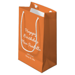 Trend Färg Fresh Tangerine Anpassade Gift Bag