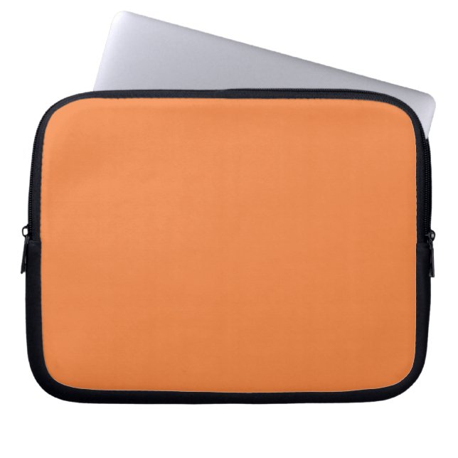 Trend Färg Fresh Tangerine Laptop sleeve (Framsidan)
