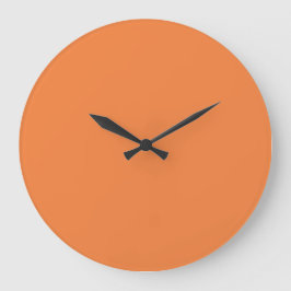 Trend Färg Fresh Tangerine Large Wall Clock Stor Klocka