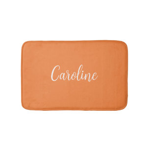 Trend Färg Fresh Tangerine Namn Bath Mat Badrumsmatta