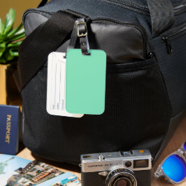 Trend Färg - Grönt Luggage Tag-nummer för mynning Bagagebricka
