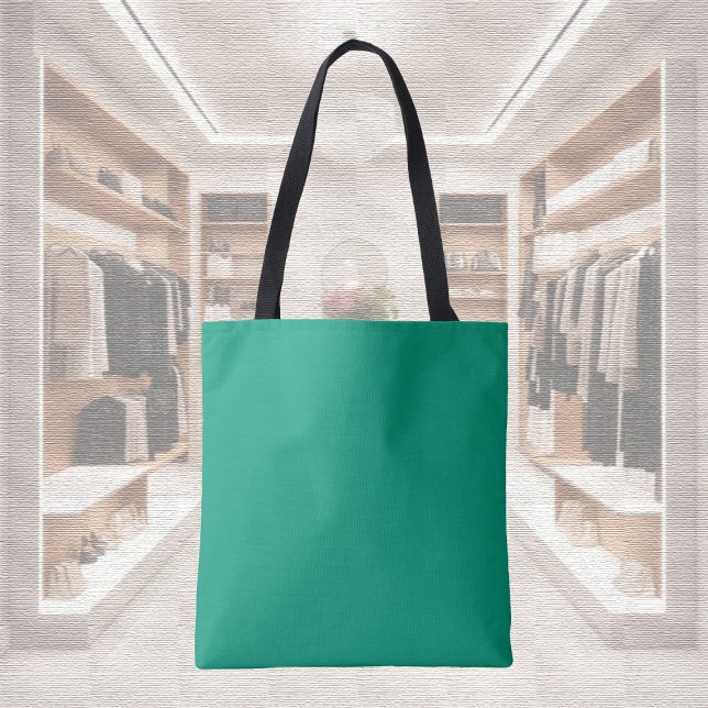 Trend Färg - Jade Grönt Tote Bag Tygkasse (Skapare uppladdad)