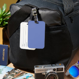 Trend Färg - Jewel Blue Luggage Tag Bagagebricka