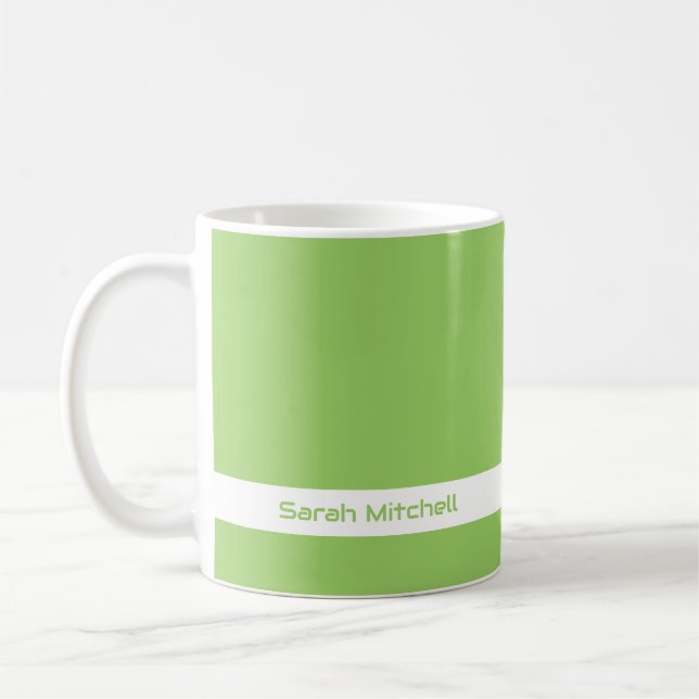 Trend Färg - Kiwi Grönten Namn Mugg (Vänster)