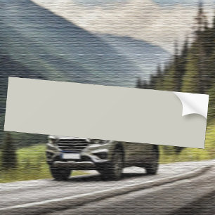 Trend Färg - Light Silver Grått Bumper Sticker Bildekal