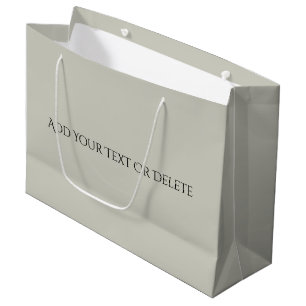 Trend Färg - Light Silver Grått Large Gift Bag