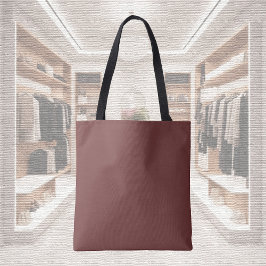 Trend Färg - Mahogany Brown Tote Bag Tygkasse