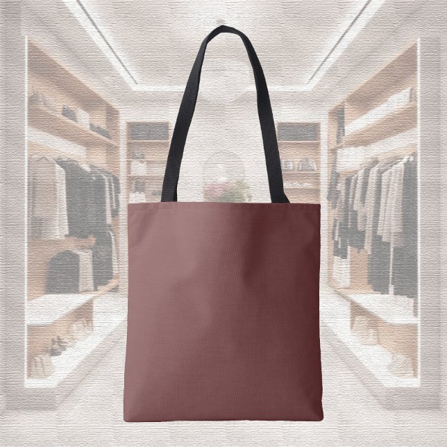 Trend Färg - Mahogany Brown Tote Bag Tygkasse (Skapare uppladdad)