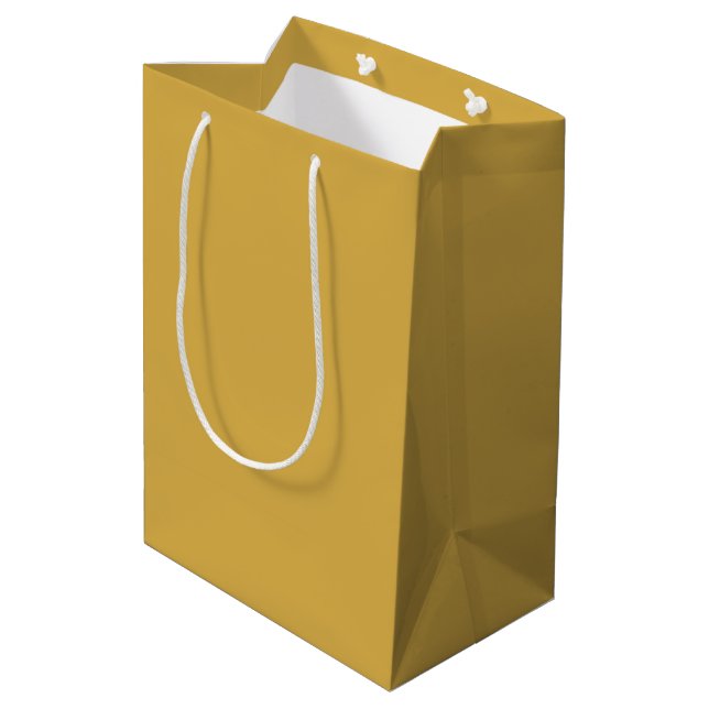 Trend Färg - Medium Gift Bag för gyllene Gulter (Baksidan Vinklad)