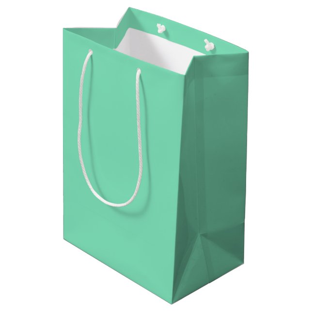 Trend Färg - Medium Gift Bag-Grönt för MZC- (Baksidan Vinklad)