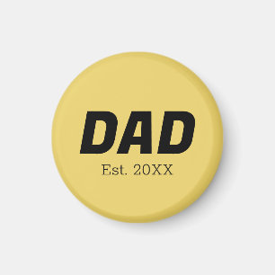 Trend Färg - Mjuk Gult Pappa Magnet