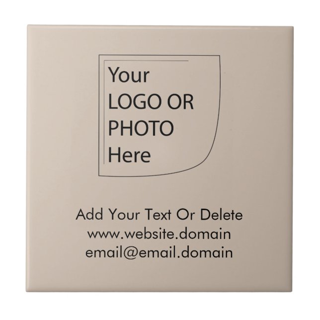 Trend Färg - Mjuk Logotyp av keramiska plattor Kakelplatta (Framsidan)