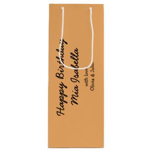 Trend Färg - Mjuk Orange Anpassade Gift Bag