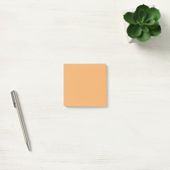 Trend Färg - Mjuk Orange Solid Post-it Block (Kontor)