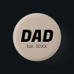 Trend Färg - Mjuk ton Pappa Knapp<br><div class="desc">Inledning av trendiget vår färg: Mjuk krut. Denna moderna knapp och denna knapp för snyggt med anpassade, pappa, har fastställt datum. Den enkla och rena designen i solid färger erbjuder en tidlös appell, perfekt för att lägga till lite färg till dina vardagsbehov. Utforska vår trendutveckling i vår färg för fler...</div>