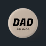 Trend Färg - Mjuk ton Pappa Knapp<br><div class="desc">Inledning av trendiget vår färg: Mjuk krut. Denna moderna knapp och denna knapp för snyggt med anpassade, pappa, har fastställt datum. Den enkla och rena designen i solid färger erbjuder en tidlös appell, perfekt för att lägga till lite färg till dina vardagsbehov. Utforska vår trendutveckling i vår färg för fler...</div>