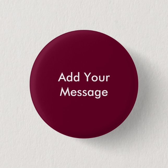 Trend Färg Mörk Burgundy Add Your Text Button Knapp (Framsida)