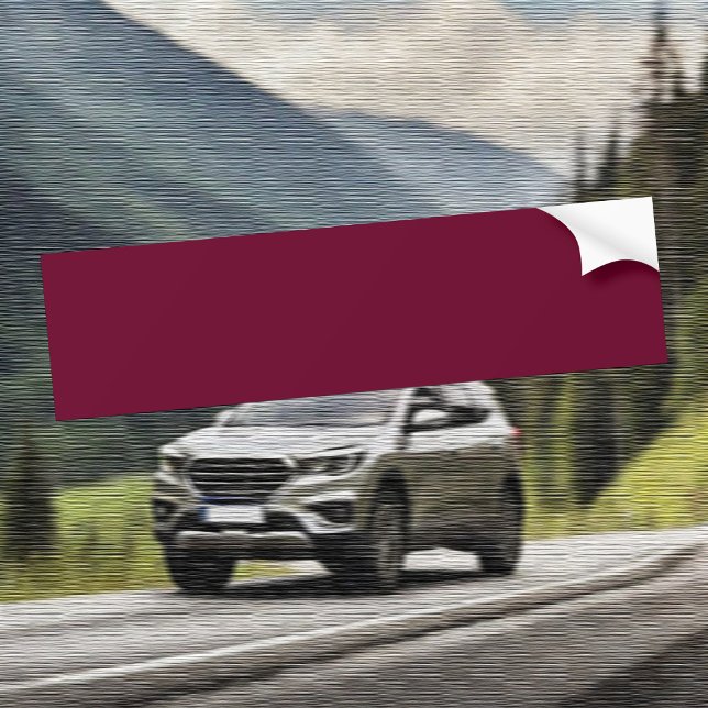 Trend Färg Mörk Burgundy Bildekal (Skapare uppladdad)