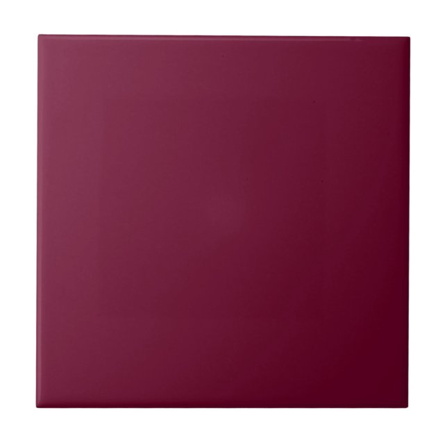 Trend Färg Mörk Burgundy Ceramic Tile Kakelplatta (Framsidan)