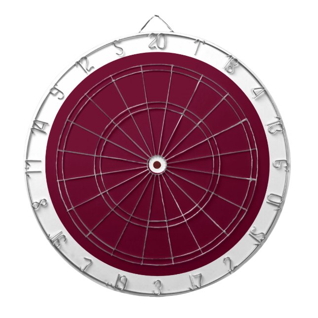 Trend Färg Mörk Burgundy Dart Board Darttavla (Framsidan)
