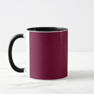 Trend Färg - Mörk Burgundy - Kaffe Mugg