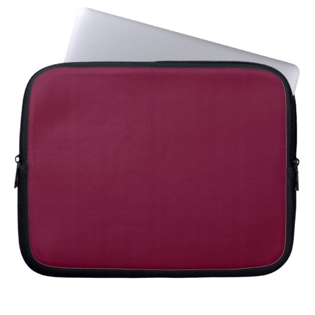 Trend Färg - Mörk Burgundy Laptop sleeve (Framsidan)