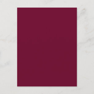 Trend Färg - Mörk Burgundy-vykort Helg Vykort