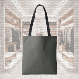 Trend Färg - Mörk Forest Grått Tote Bag Tygkasse