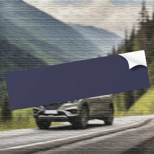 Trend Färg - Mörk Navy Blue Bumper Sticker Bildekal