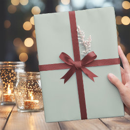 Trend Färg Muted Grönt-Grått Presentpapper