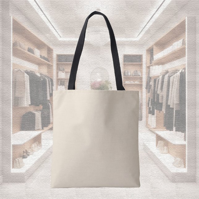 Trend Färg - Natural Beige Tote Bag Tygkasse (Skapare uppladdad)