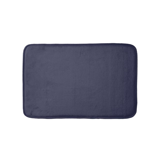 Trend Färg - Navy Blue Bath Mat Badrumsmatta (Framsidan)