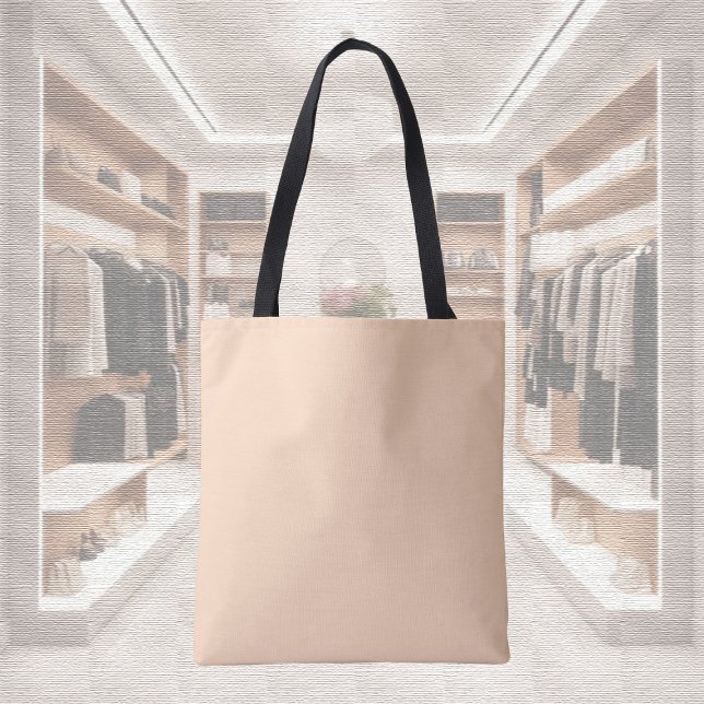 Trend Färg - Peach  Tote Bag Tygkasse (Skapare uppladdad)