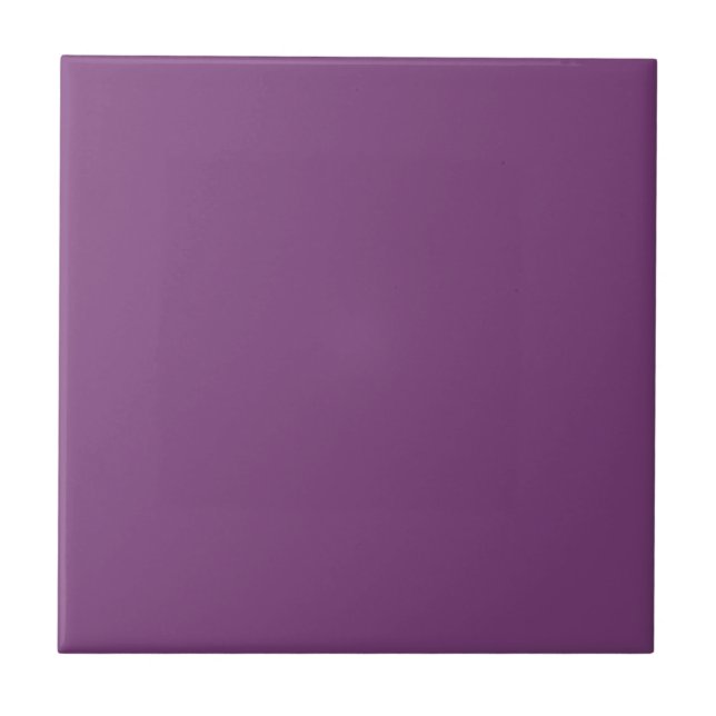 Trend Färg - Plum Lila Decorative Ceramic Tile Kakelplatta (Framsidan)
