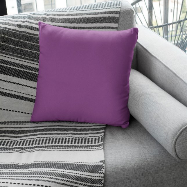 Trend Färg - Plum Lila Dekorativ kudde (Skapare uppladdad)