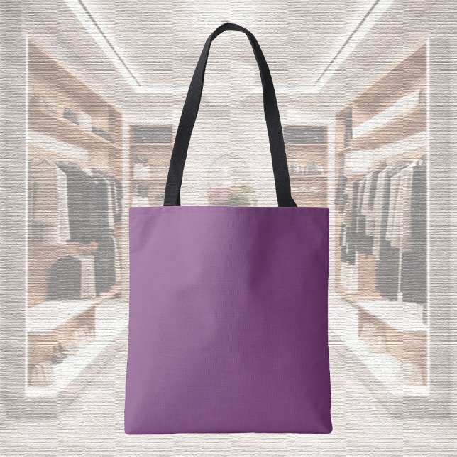 Trend Färg - Plum Lila Tote Bag Tygkasse (Skapare uppladdad)