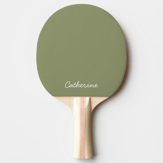 Trend Färg Reed Grönt Ping Pong Paddle Pingisracket (Framsidan)