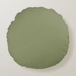 Trend Färg - Reed Grönt Round Pillow Rund Kudde