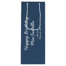 Trend Färg - Serial Blue Anpassade Gift-säck