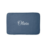 Trend Färg Serious Blue Anpassningsbar Bath Mat