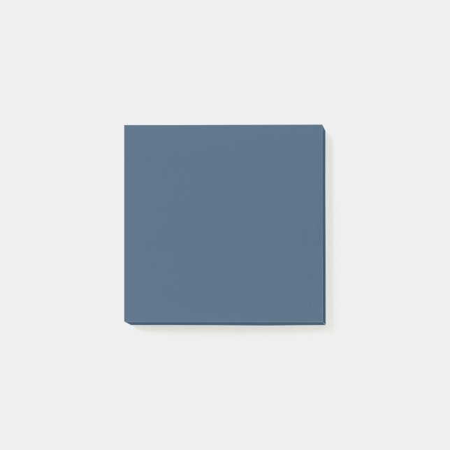 Trend Färg - Serious Blue Solid Post-it Block (Framsida)