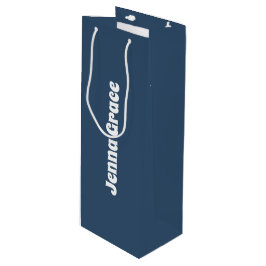 Trend Färg - Serious Blue Vin Gift Bag Bag