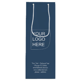 Trend Färg - Serious Blue Vin Logotyp Gift-säck fö